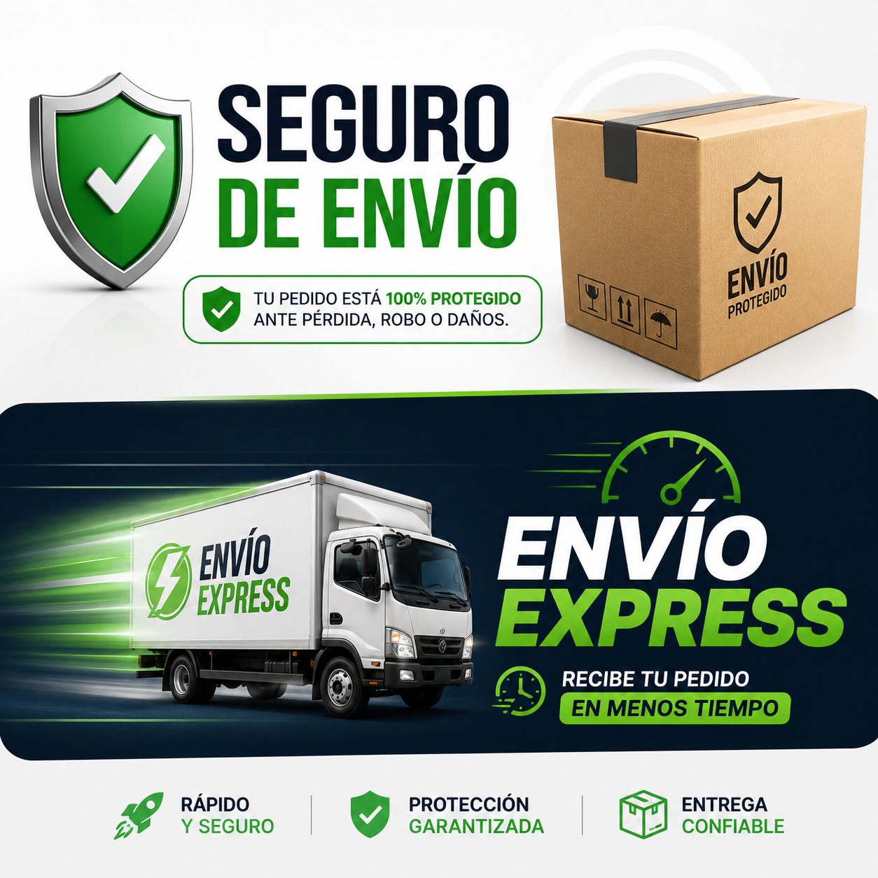 ENVIO EXPRESS Y SEGURO DE TRANSPORTE