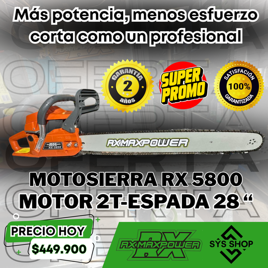 MOTOSIERRA RX MAX POWER