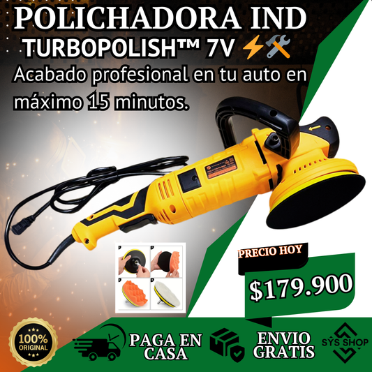 POLICHADORA ELECTRICA 7 VELOCIDADES