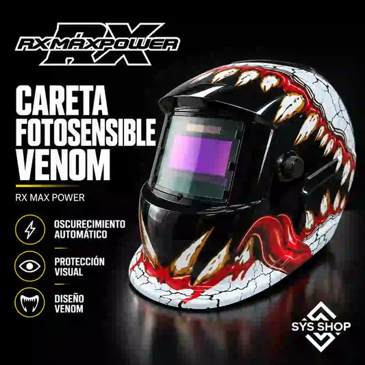 CARETA PARA SOLDADURA FOTOSENCIBLE (Venom)